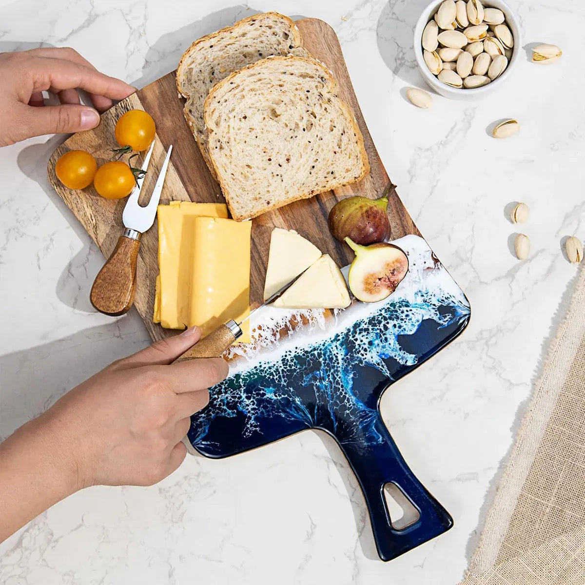 Wave Cutting Board Non Slip Chopping Board Kitchen Household Cutting Board V528-CUTTING-BOARD-C-L-745892