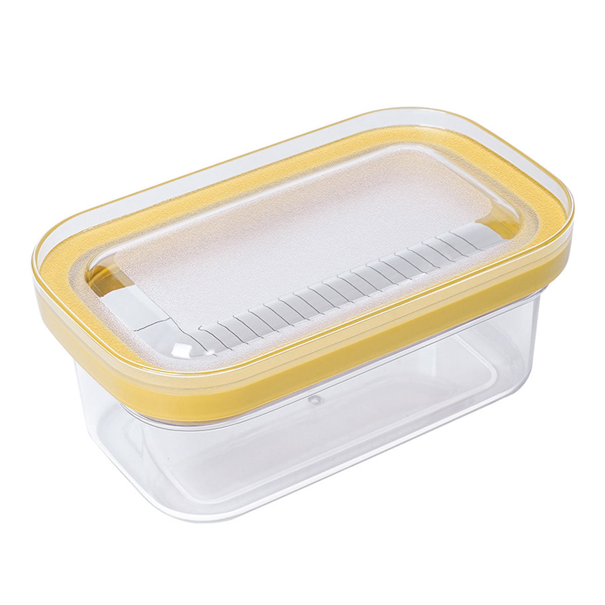 With Lid Butter Cutting Box Slicers Case Cheese Slicers Butter Dish Box V528-CUTTING-BOX-YELLOW-161401