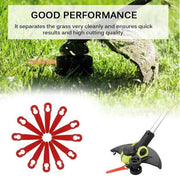 Grass Trimmer Plastic Blades Part Cutter Replace Acc Crop For Ozito Bosh Kuller - 100PCS