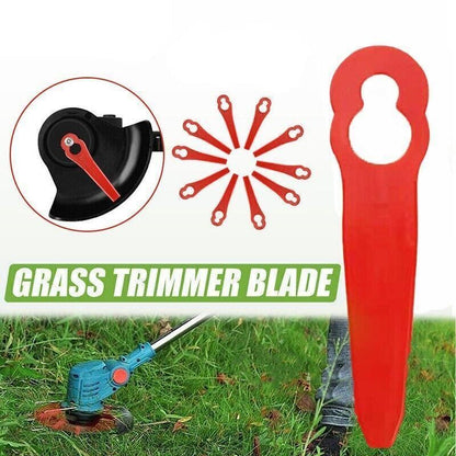 Grass Trimmer Plastic Blades Part Cutter Replace Acc Crop For Ozito Bosh Kuller - 100PCS V528-CUTTINGBLADE-100PCS-60631