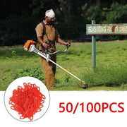 Grass Trimmer Plastic Blades Part Cutter Replace Acc Crop For Ozito Bosh Kuller - 100PCS