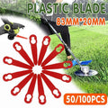 Grass Trimmer Plastic Blades Part Cutter Replace Acc Crop For Ozito Bosh Kuller - 50PCS