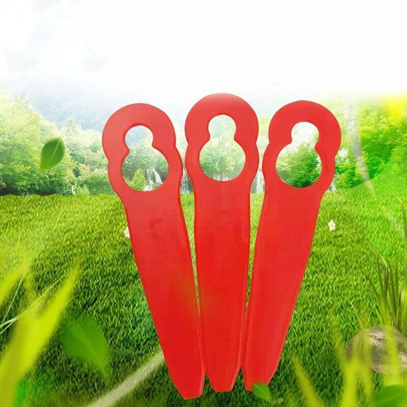 Grass Trimmer Plastic Blades Part Cutter Replace Acc Crop For Ozito Bosh Kuller - 50PCS
