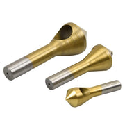 4PCS HSS Countersink Chamfer Drill Bit Set Titanium Coated Deburring Tools V528-CUTTINGDRILL-312424