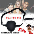 1/2/3/4/5Pcs Adjustable Strap Eye Patch Soft Concave Design Washable Black Cover - 1 PC V528-CYCLOPSEYEMASK-1PCS-855552