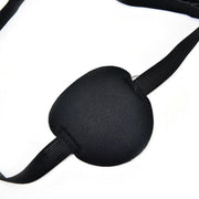 1/2/3/4/5Pcs Adjustable Strap Eye Patch Soft Concave Design Washable Black Cover - 1 PC V528-CYCLOPSEYEMASK-1PCS-855552