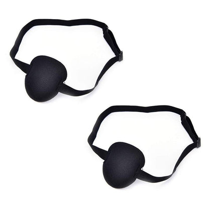 1/2/3/4/5Pcs Adjustable Strap Eye Patch Soft Concave Design Washable Black Cover - 1 PC V528-CYCLOPSEYEMASK-1PCS-855552