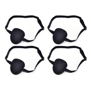 1/2/3/4/5Pcs Adjustable Strap Eye Patch Soft Concave Design Washable Black Cover - 1 PC V528-CYCLOPSEYEMASK-1PCS-855552
