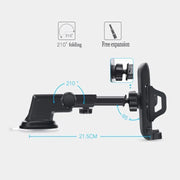 Universal 360 Windshield Mount Car Smart Phone Holder Cradle Long Neck Au V528-CZZJ-AXPK-BLACK-560012