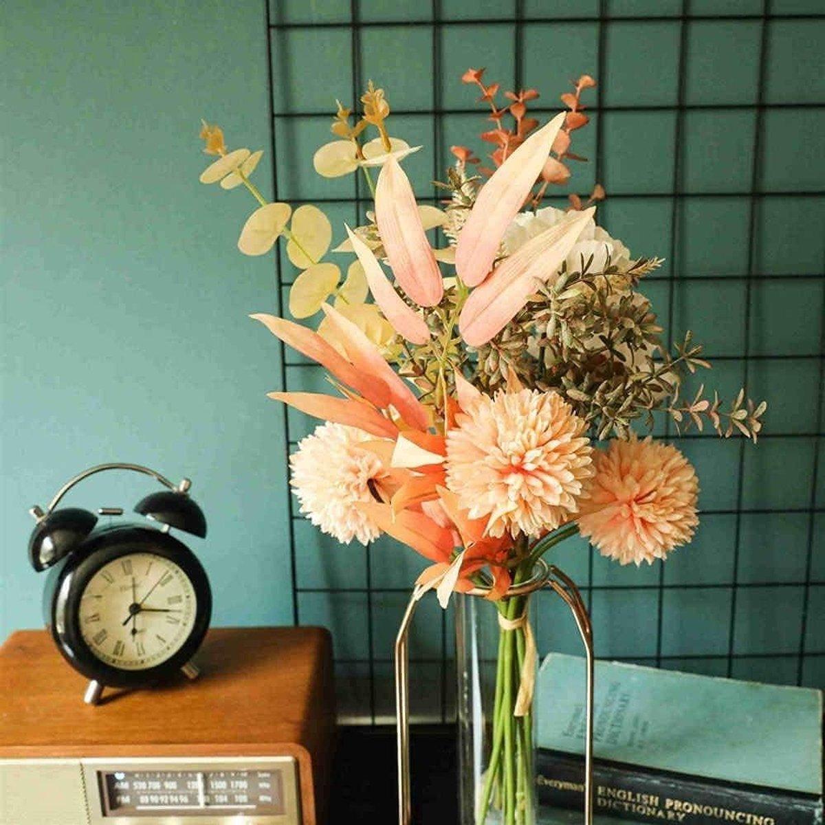 Home Decor Fake Flower Bouquet Artificial Flowers Living Room Wedding Decoration V528-DANDELION-BOUQUET-715245