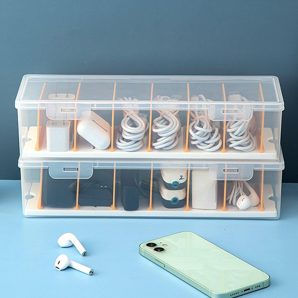 Desktop Cable Organizer Data Cable Winder Cord Management Holder for Office Use V528-DATA-CABLE-STORAGE-241950