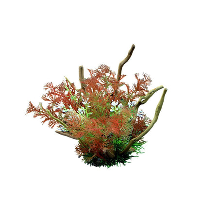 Aquarium Landscaping Decoration Artificial Wood and Plants Fish Tank Ornament - CM2503-Dark Red V528-DEADWOOD-CM2503-TH-817100