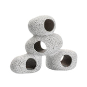 Clay Pot Aquarium Decoration Shrimp House Cichlid Breeding Tank Fish Nest - Double Hole V528-DECORATION-ST1001-546717