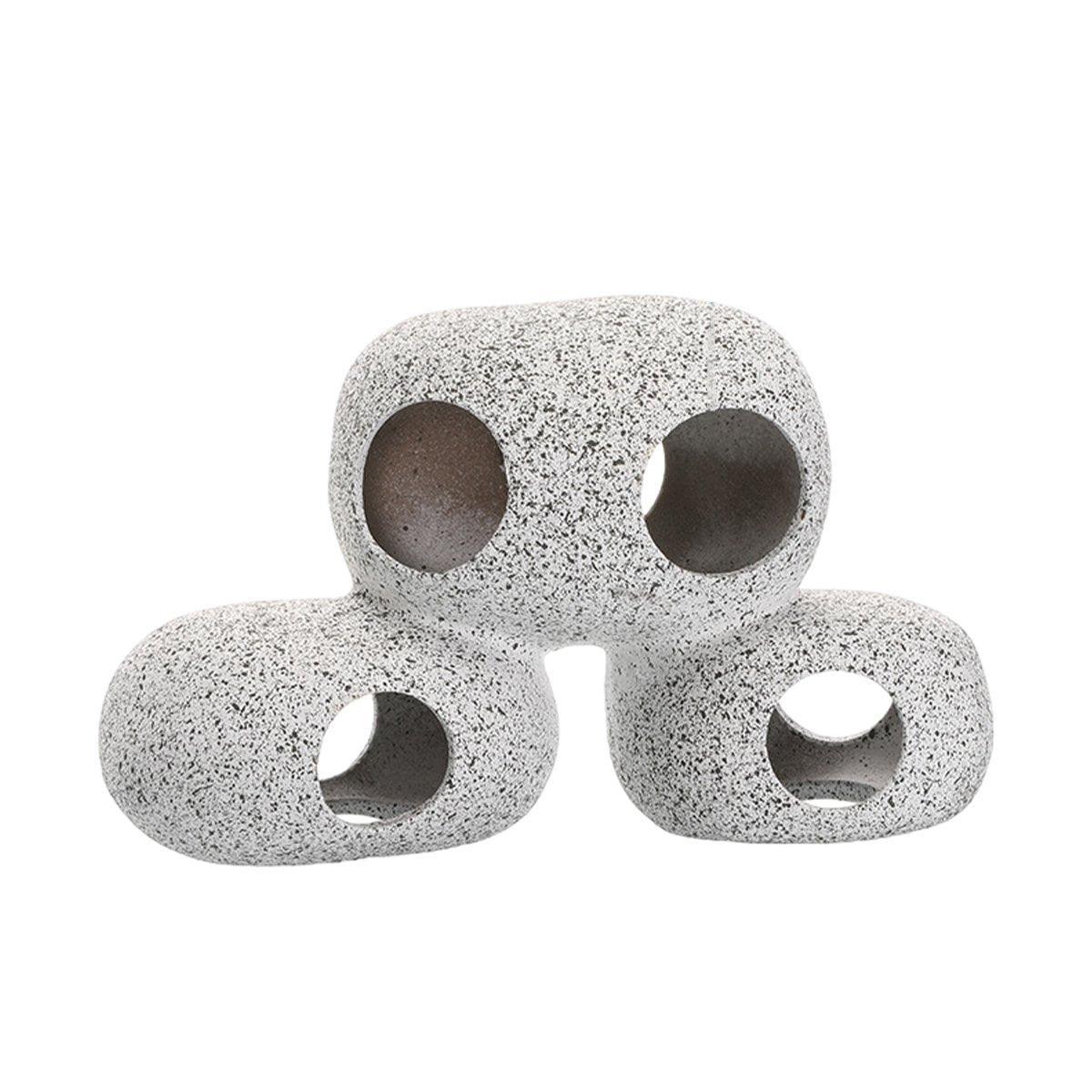 Clay Pot Aquarium Decoration Shrimp House Cichlid Breeding Tank Fish Nest - Nine Holes V528-DECORATION-ST1312-300946
