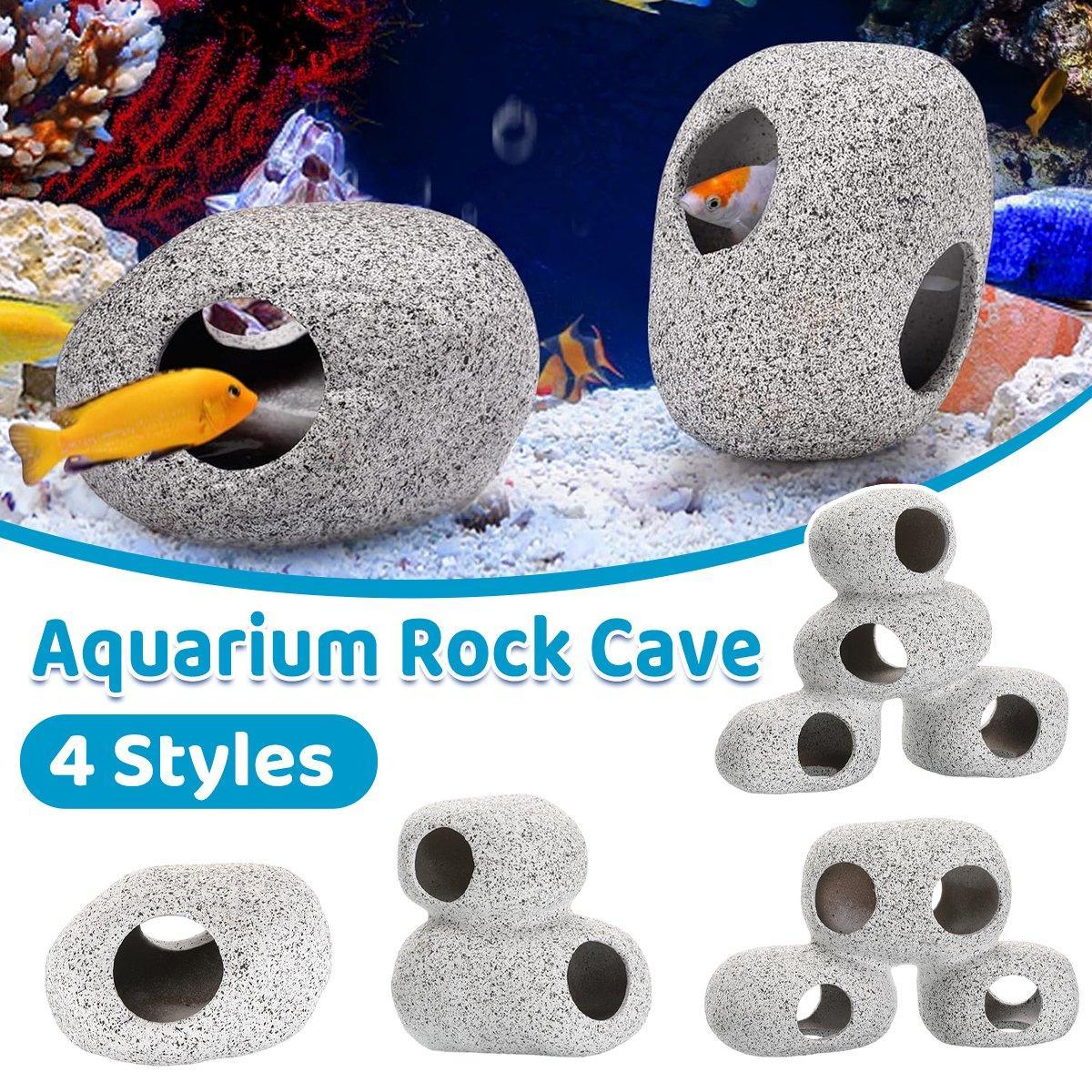 Clay Pot Aquarium Decoration Shrimp House Cichlid Breeding Tank Fish Nest - Ten Holes V528-DECORATION-ST1313-183603