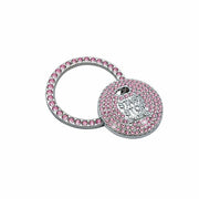 Bling Crystal Ring For Car One Key Engine Start Stop Decoration Button - Blue V528-DECORATIVECIRCLE-BLUE-245455