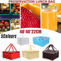 Pizza Delivery Bag Insulated Thermal Food Container Backpack Storage Insulated - White V528-DELIVERYBAG-WHITE-446620