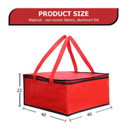 Pizza Delivery Bag Insulated Thermal Food Container Backpack Storage Insulated - White V528-DELIVERYBAG-WHITE-446620