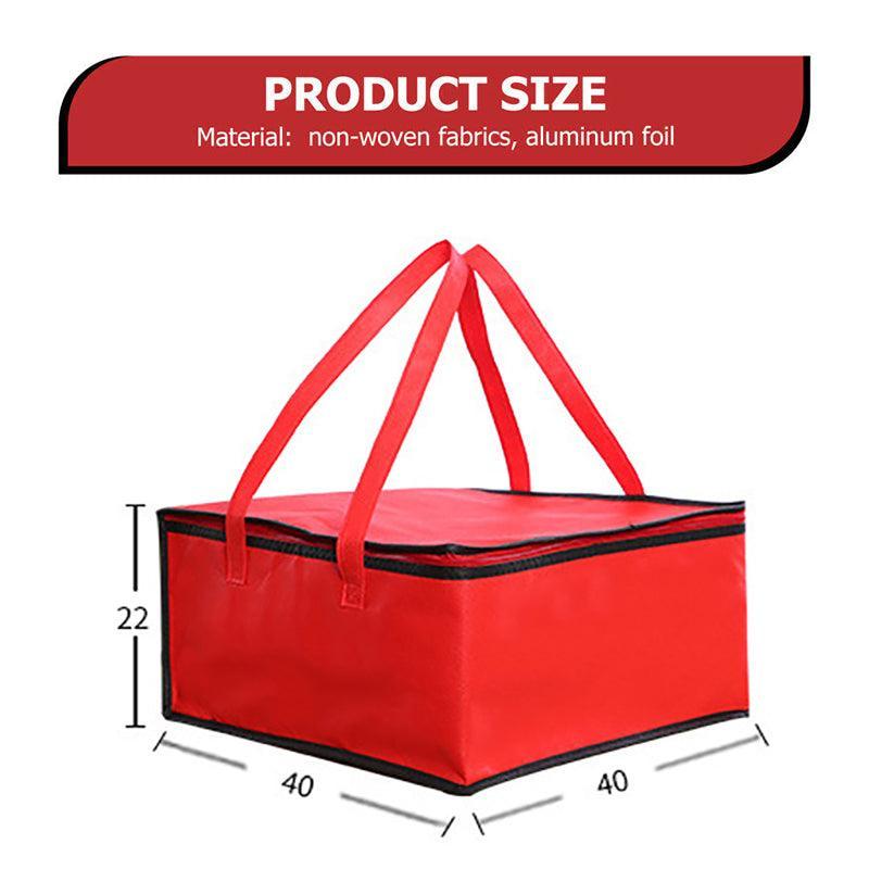 Pizza Delivery Bag Insulated Thermal Food Container Backpack Storage Insulated - White V528-DELIVERYBAG-WHITE-446620