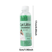 High Adsorption Cat Litter Deodorant Beads 250ml Long Lasting Odor Eliminator - Blue V528-DEODORANT-BEAD-BLUE-685840