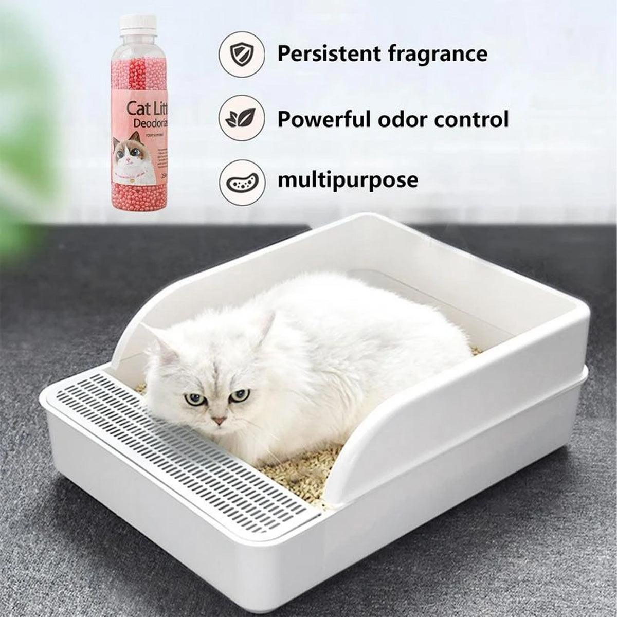 High Adsorption Cat Litter Deodorant Beads 250ml Long Lasting Odor Eliminator - Pink V528-DEODORANT-BEAD-PINK-253032