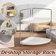 2 Tier Countertop Shelf Organizer Storage Rack for Kitchen Bathroom and Office V528-DESKTOP-STORAGE-WHITE-447516