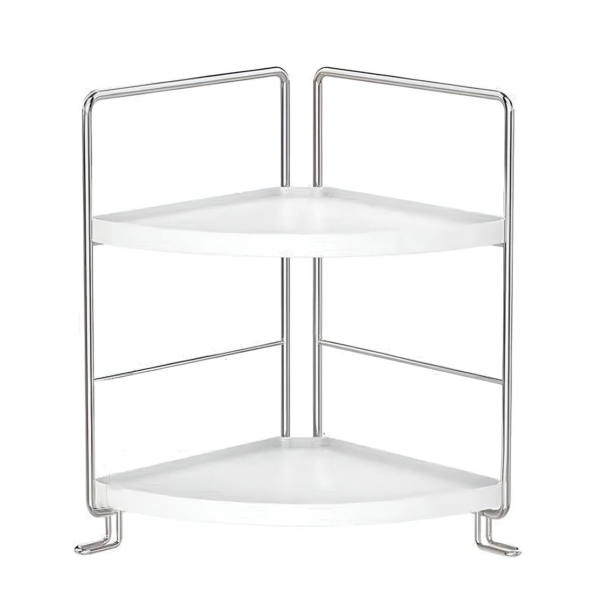 2 Tier Countertop Shelf Organizer Storage Rack for Kitchen Bathroom and Office V528-DESKTOP-STORAGE-WHITE-447516