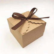 Premium Bakery Boxes: Elegant & Durable Cake Packaging - Multi-Color Options - Kraft V528-DESSERT-BOX-BROWN-50PCS-731254
