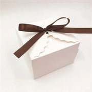 Premium Bakery Boxes: Elegant & Durable Cake Packaging - Multi-Color Options - Kraft V528-DESSERT-BOX-BROWN-50PCS-731254