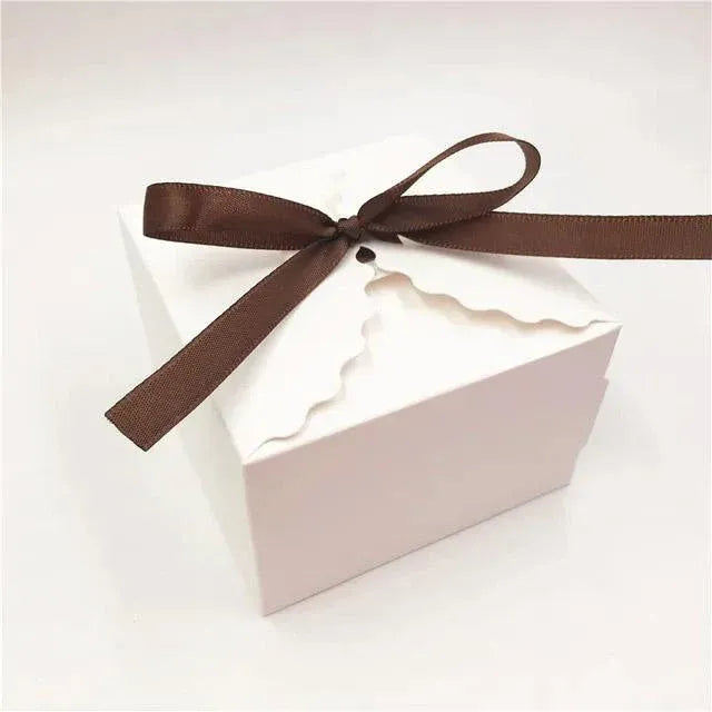 Premium Bakery Boxes: Elegant & Durable Cake Packaging - Multi-Color Options - Kraft V528-DESSERT-BOX-BROWN-50PCS-731254