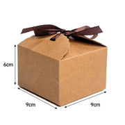 Premium Bakery Boxes: Elegant & Durable Cake Packaging - Multi-Color Options - Kraft V528-DESSERT-BOX-BROWN-50PCS-731254