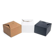 Premium Bakery Boxes: Elegant & Durable Cake Packaging - Multi-Color Options - Kraft V528-DESSERT-BOX-BROWN-50PCS-731254