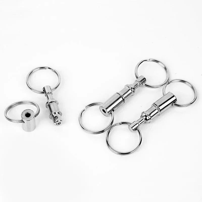 4X Detachable Quick Release Removable Keyring Keychain Key Ring Pull Apart Split V528-DETACHABLEKEYRING-4PCS-393267