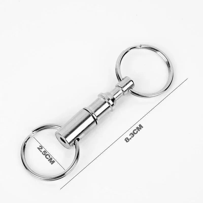 4X Detachable Quick Release Removable Keyring Keychain Key Ring Pull Apart Split V528-DETACHABLEKEYRING-4PCS-393267