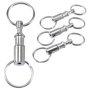 4X Detachable Quick Release Removable Keyring Keychain Key Ring Pull Apart Split V528-DETACHABLEKEYRING-4PCS-393267