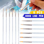 6X Extra Fine Detail Paint Brushes Art Miniatures Model Maker V528-DETAILPAINTBRUSHES-6PCS-455892