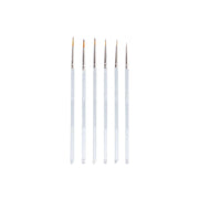 6X Extra Fine Detail Paint Brushes Art Miniatures Model Maker V528-DETAILPAINTBRUSHES-6PCS-455892