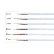 6X Extra Fine Detail Paint Brushes Art Miniatures Model Maker V528-DETAILPAINTBRUSHES-6PCS-455892