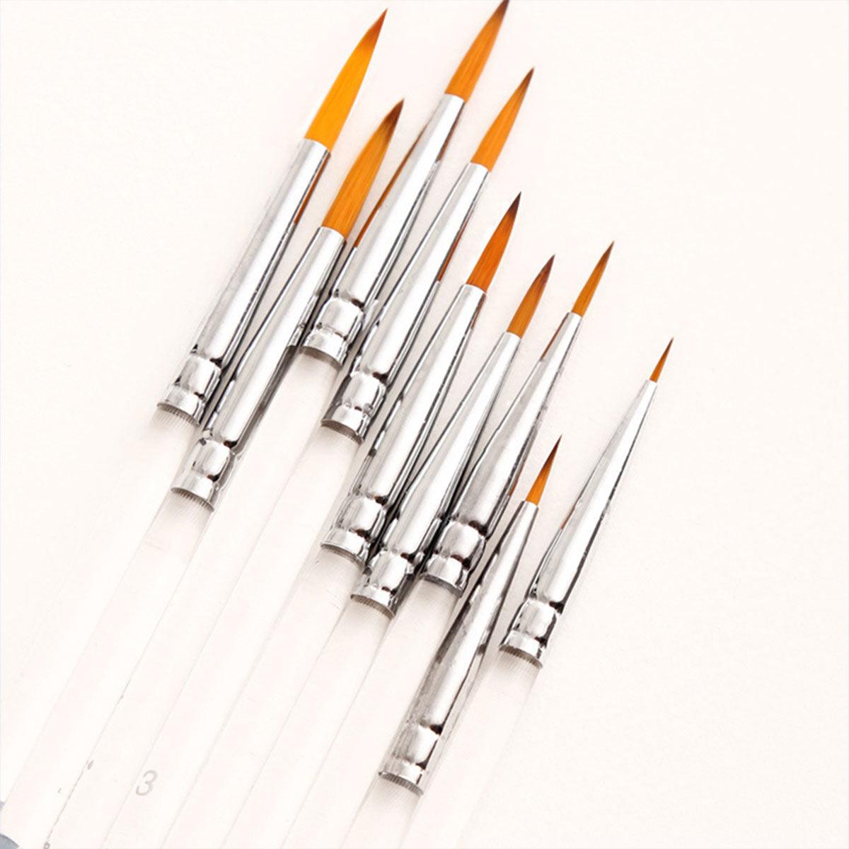 6X Extra Fine Detail Paint Brushes Art Miniatures Model Maker V528-DETAILPAINTBRUSHES-6PCS-455892