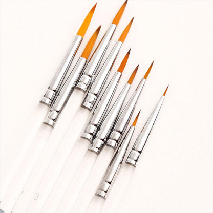 6X Extra Fine Detail Paint Brushes Art Miniatures Model Maker V528-DETAILPAINTBRUSHES-6PCS-455892