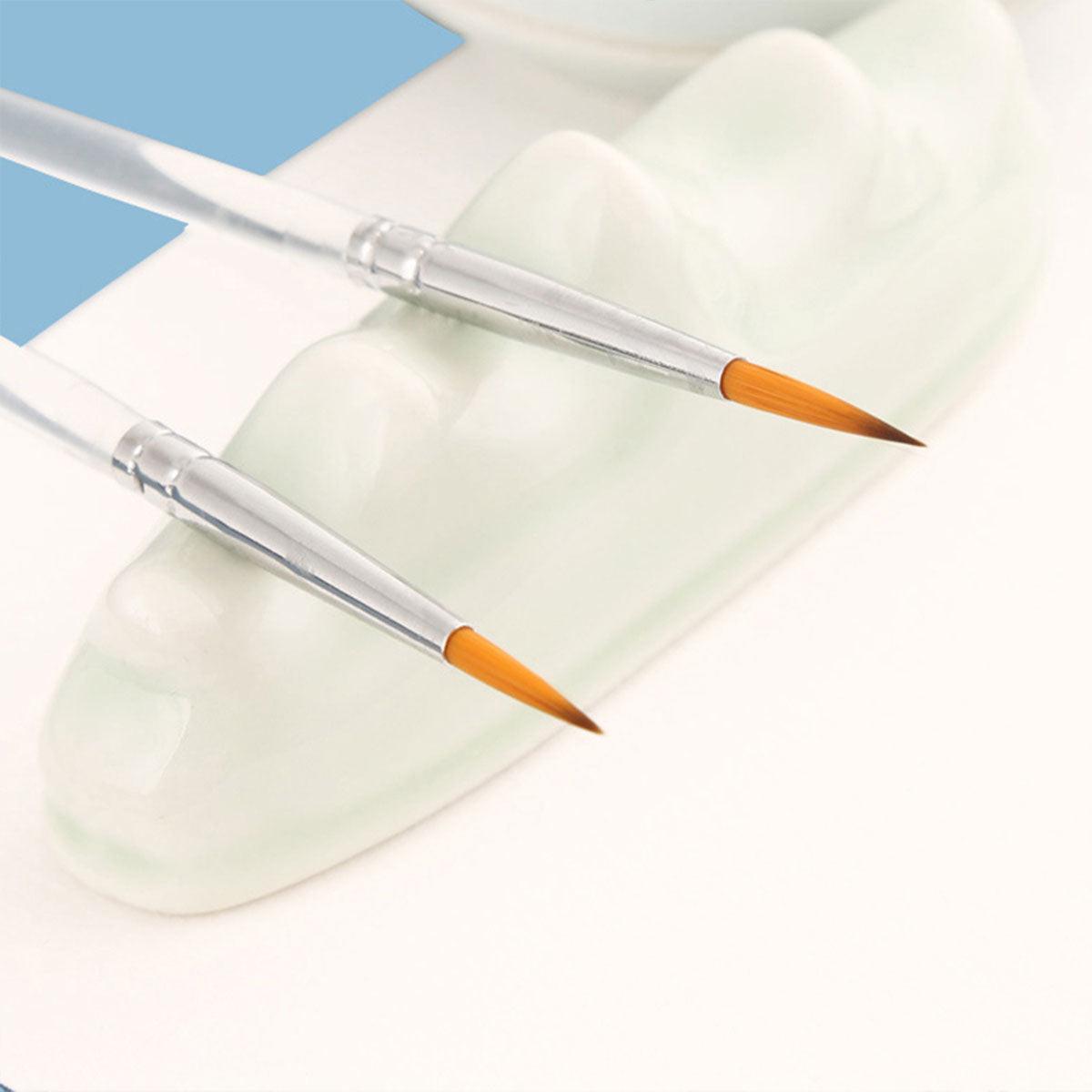 6X Extra Fine Detail Paint Brushes Art Miniatures Model Maker V528-DETAILPAINTBRUSHES-6PCS-455892