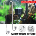 Stainless Steel Aquarium CO2 Diffuser Carbon Dioxide Atomizer Grass Tank Bubbler - 40cm