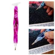 5D Resin Diamond Painting Pen Resin Point Drill Pens Cross Stitch Diy Craft Art - Pink V528-DIAMONDPAINTPEN-PINK-418308