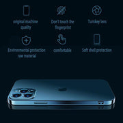 Purple For iPhone 13 12 11 Pro Max Case Thin Matte Ultra Slim Shockproof Clear Cover - iPhone 13 Mini V528-DIANDUMOSHA-IP13MN-PURPLE-212262
