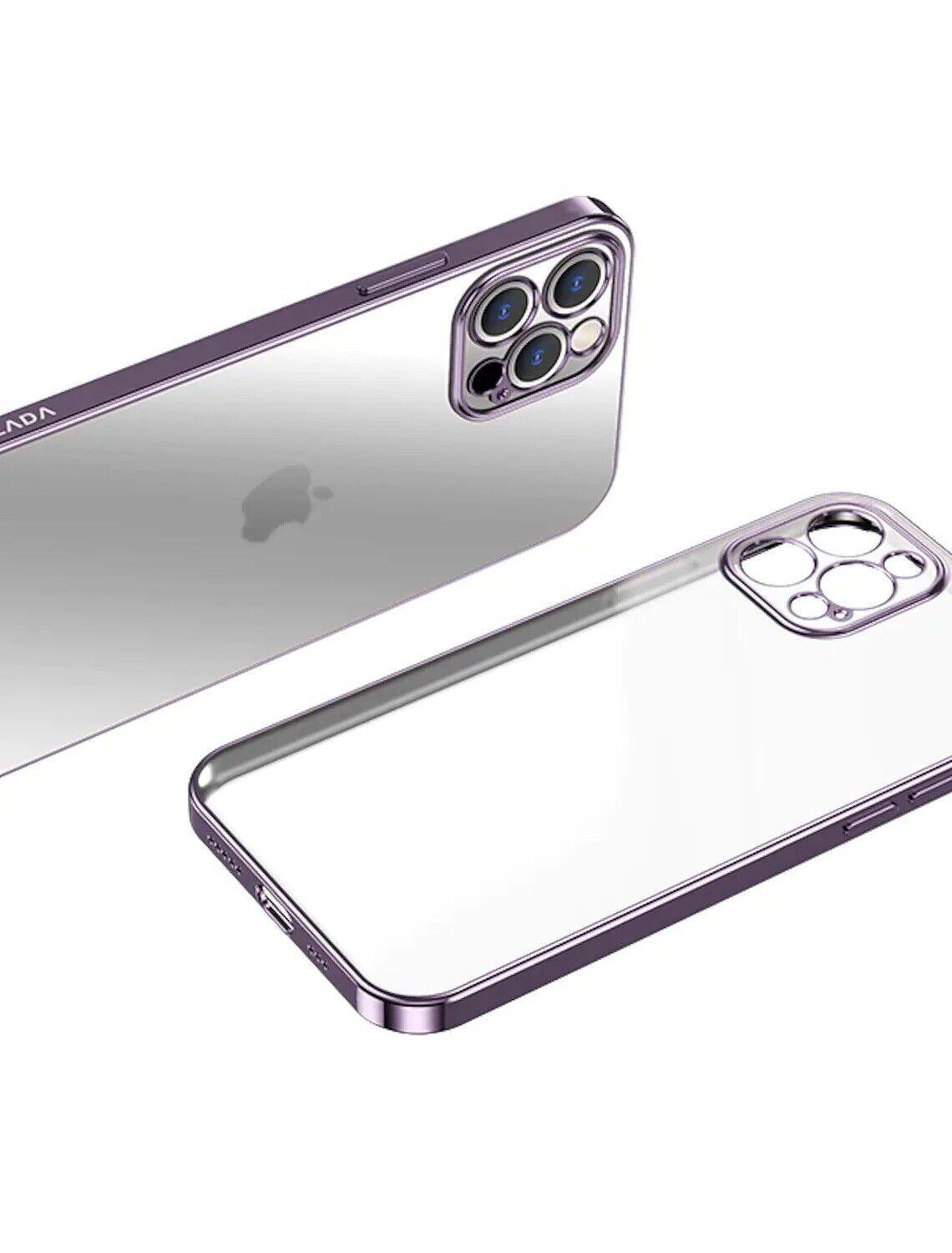 Purple For iPhone 13 12 11 Pro Max Case Thin Matte Ultra Slim Shockproof Clear Cover - iPhone 13 Mini V528-DIANDUMOSHA-IP13MN-PURPLE-212262