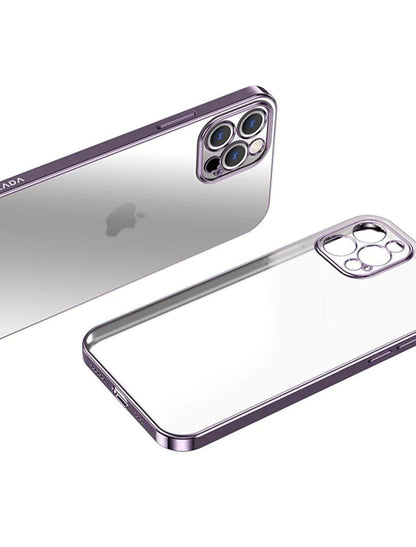 Purple For iPhone 13 12 11 Pro Max Case Thin Matte Ultra Slim Shockproof Clear Cover - iPhone 13 Mini V528-DIANDUMOSHA-IP13MN-PURPLE-212262