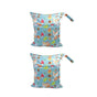 2PCS Cartoon Printed Diaper Bag Double Zipper Washable Storage Organizer - Fox Cone V528-DIAPER-BAG-2PCS-FOX-CONE-842850