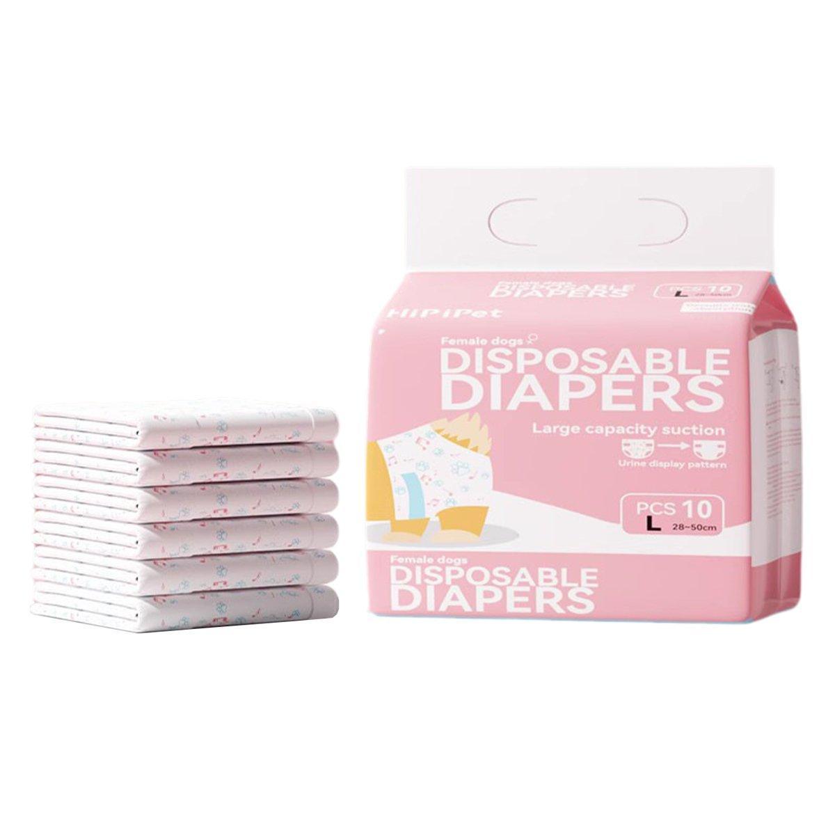 Dog Physiological Pants Pet Diaper Underwear for Hygiene and Incontinence Management - Female - M V528-DIAPER-FEMALE-M-331819