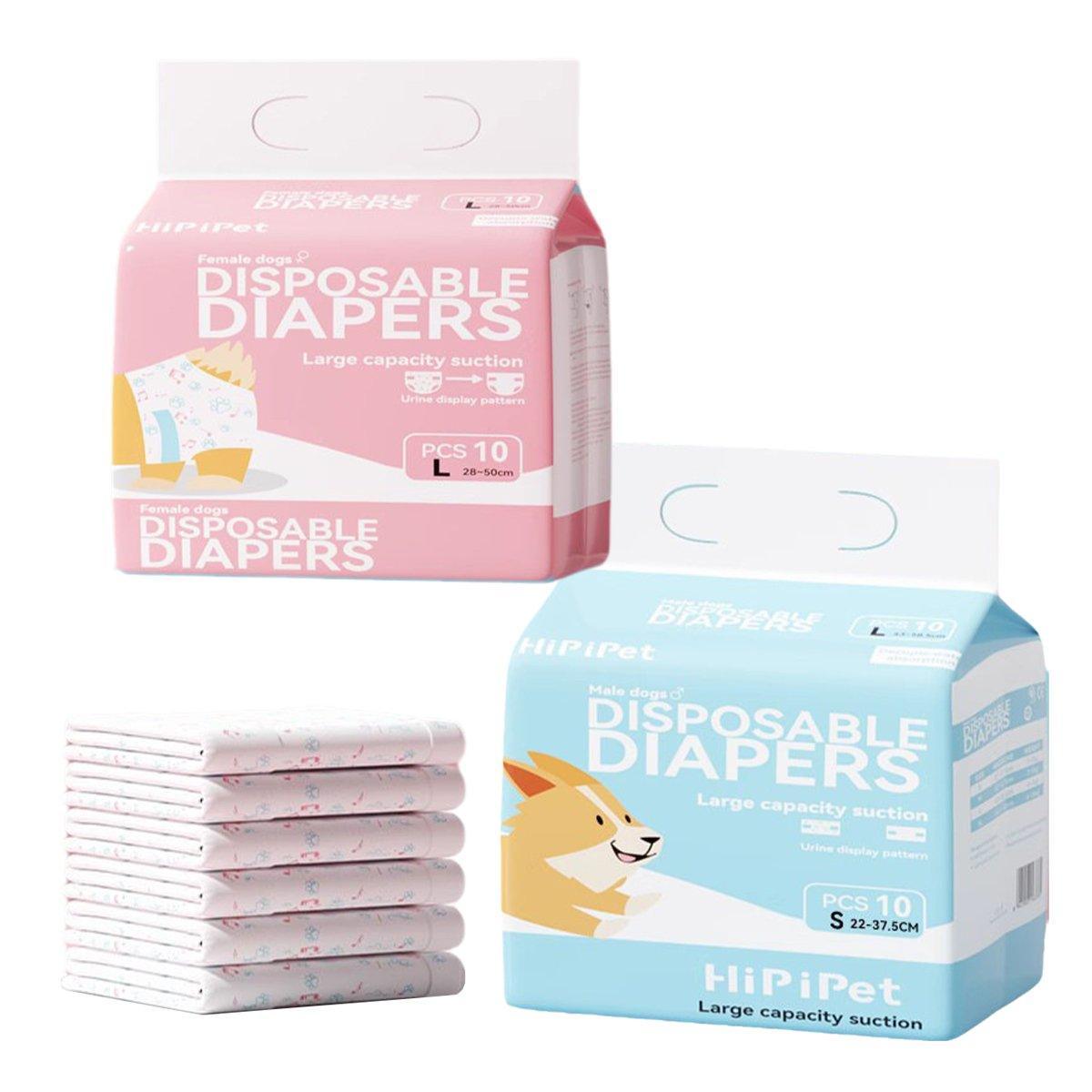 Dog Physiological Pants Pet Diaper Underwear for Hygiene and Incontinence Management - Female - XS V528-DIAPER-FEMALE-XS-800876