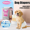 Disposable Female Dog Diapers Leakproof Breathable with Colour Indicator - S 26-46cm V528-DIAPERS-FEMALE-S-312171